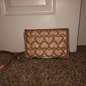 Betsey Johnson Ceossbody Bag Rosegold